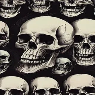 skull phone wallpaper