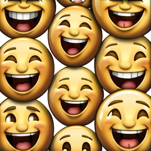 transparent laughing emoji