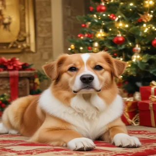 dog christmas backgrounds