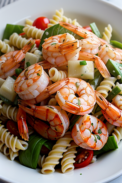 pasta salad shrimp italian dressing