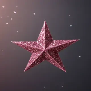 glitter star png