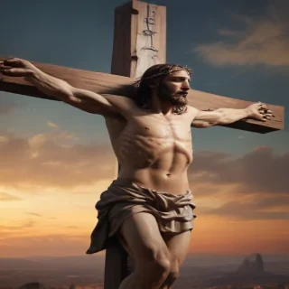 picture of jesus on the cross