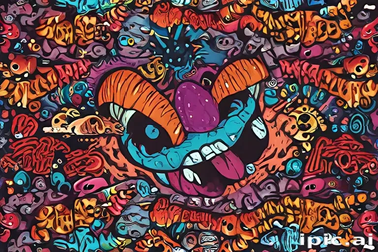 crazy background