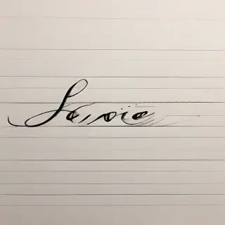 kevin in cursive