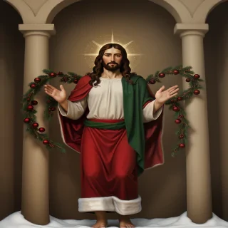 jesus at christmas images