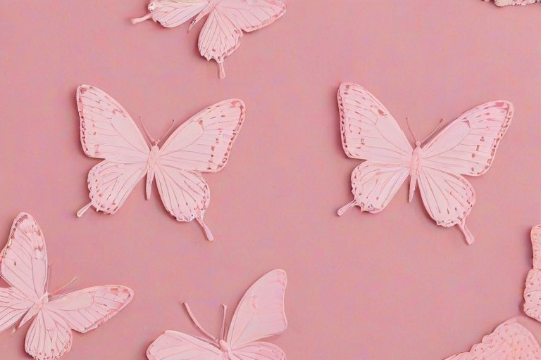 butterfly pink