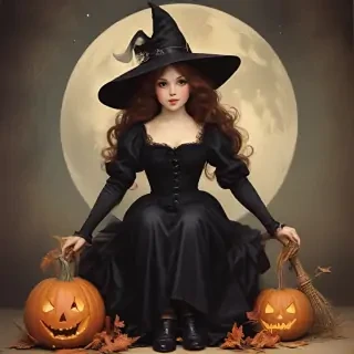 vintage witch images