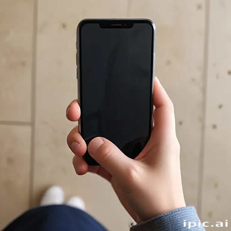 person holding phone