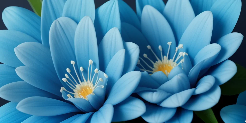 blue flower wallpaper aesthetic