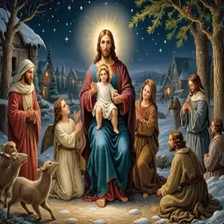 merry christmas jesus images