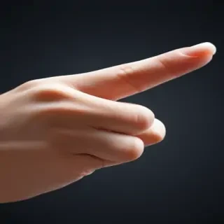 finger pointing png