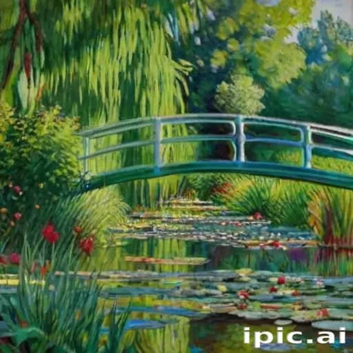 monet painting wallpaper