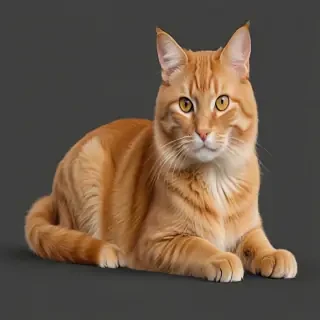 orange cat png