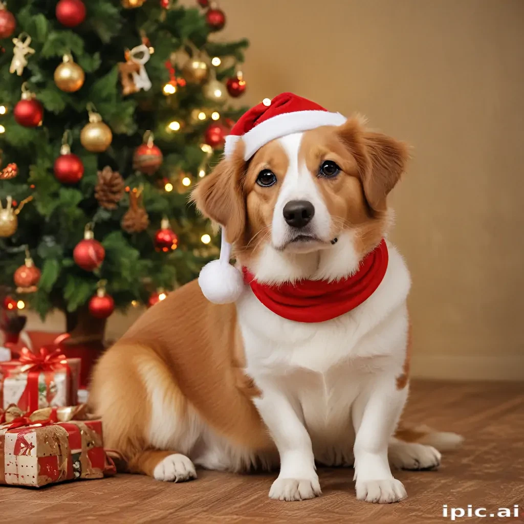 christmas dogs wallpaper
