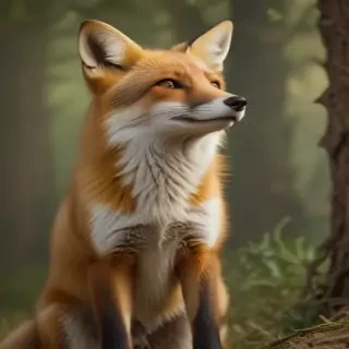 background fox