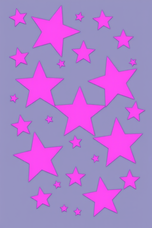 pink stars png