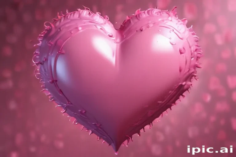 pink heart background