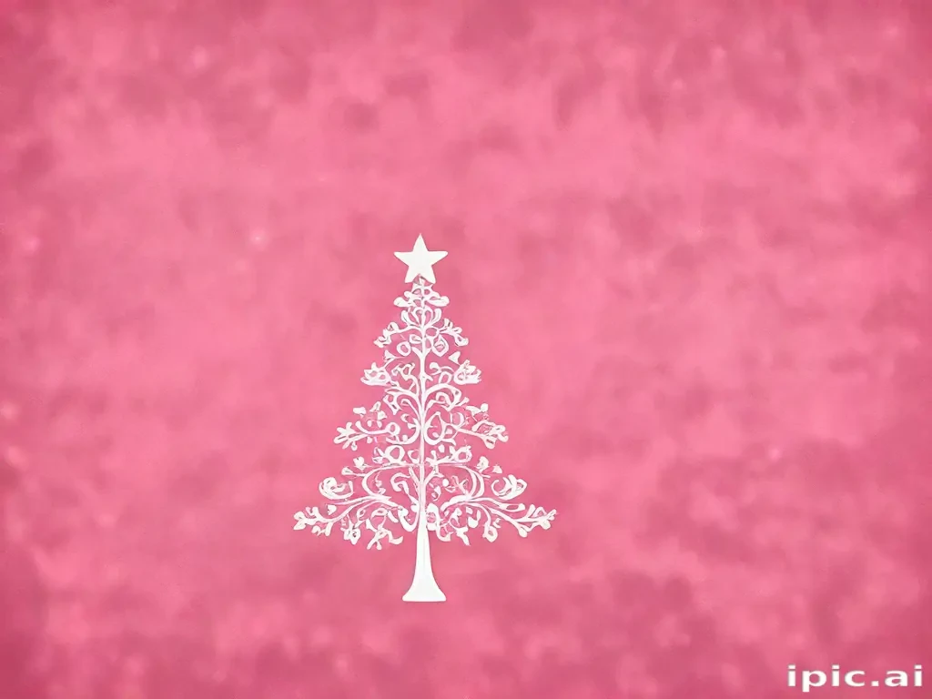pink christmas desktop wallpaper