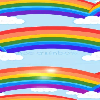 rainbow no background