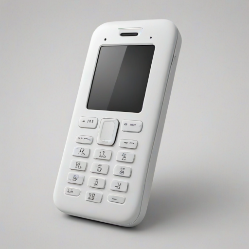 icon phone white