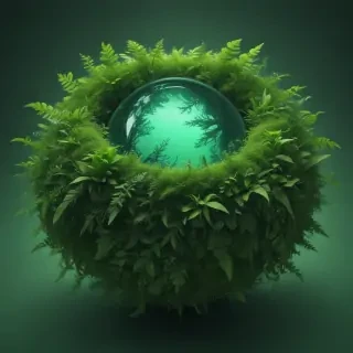 green aesthetic png