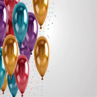 background balloons