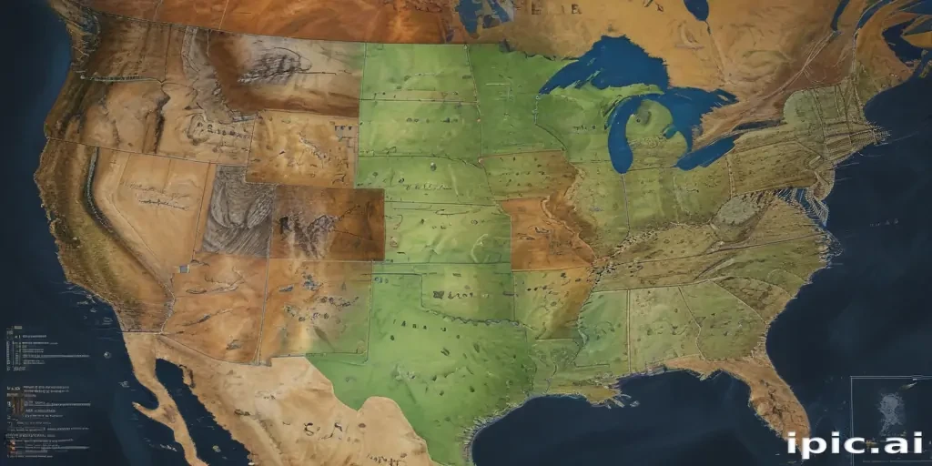 mapa usa