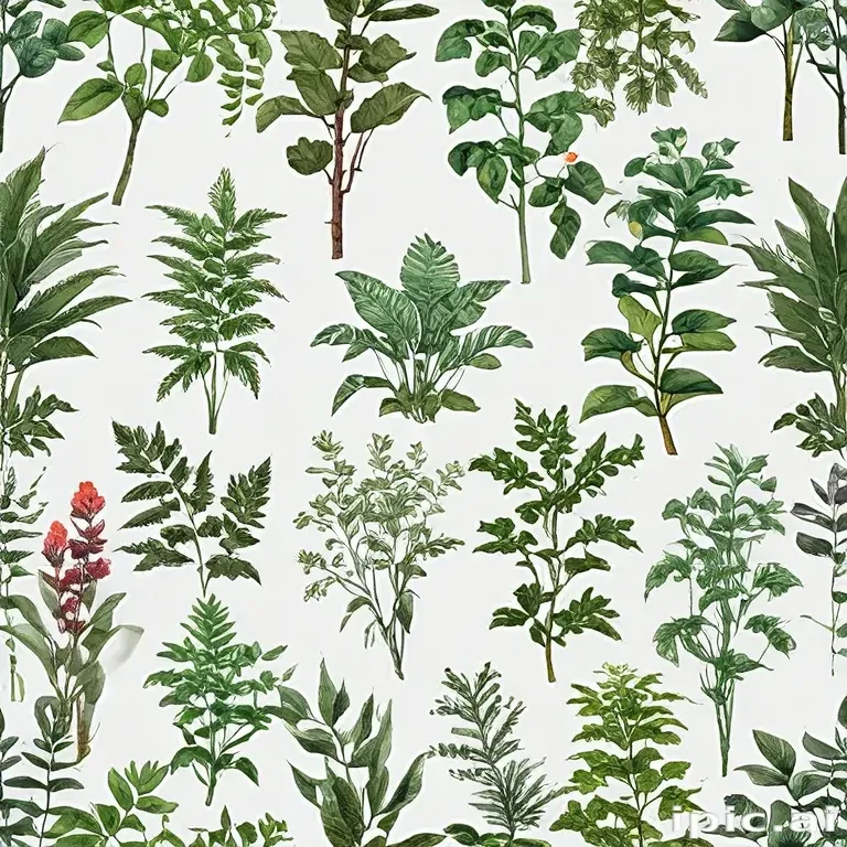 plants transparent background