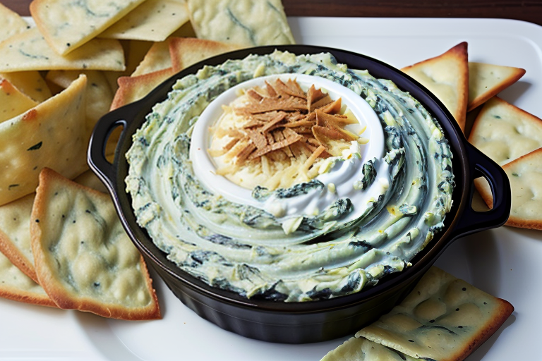 alton brown spinach artichoke dip
