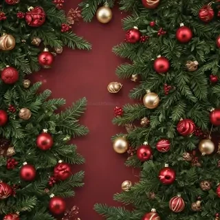 christmas background portrait