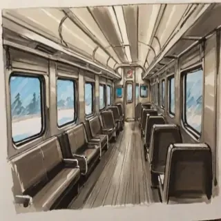 train sketch