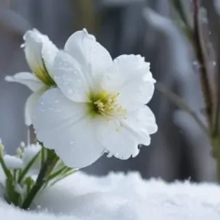 winter flower wallpaper background