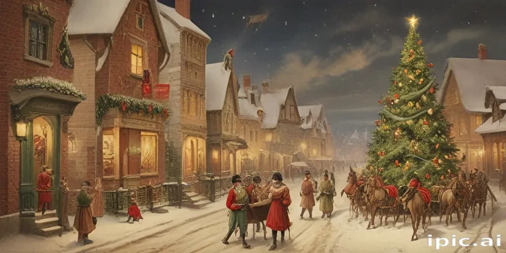 antique christmas images