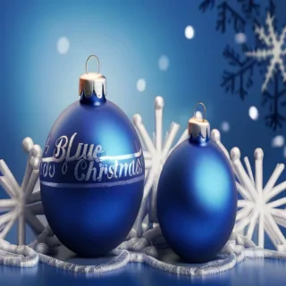 blue christmas