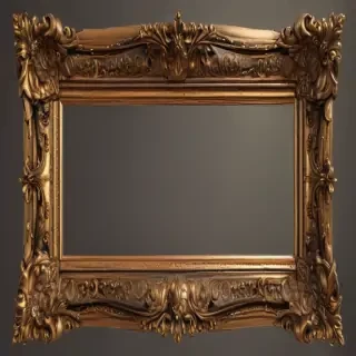 fancy picture frame png