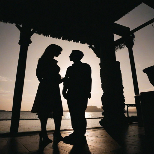 couple silhouette