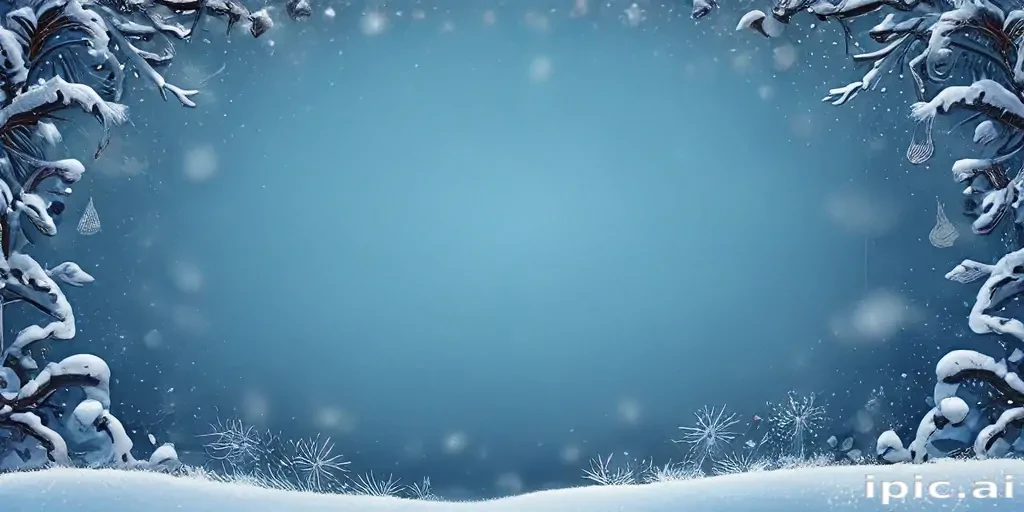 blue christmas bg