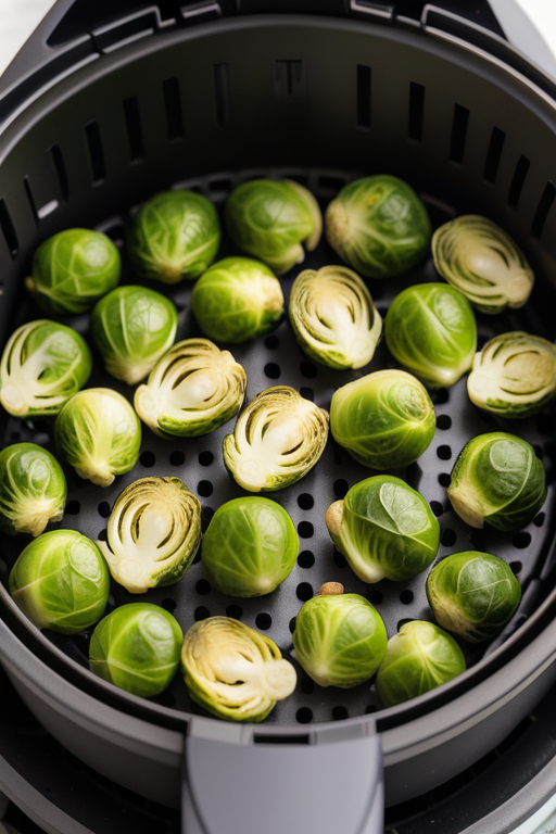 frozen brussel sprouts in air fryer