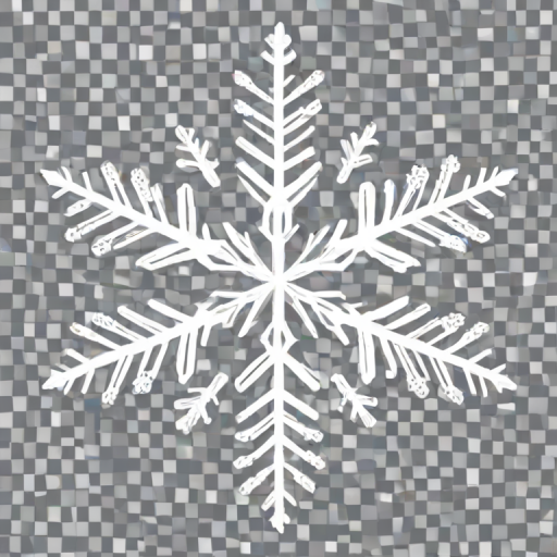 transparent background snowflake clipart