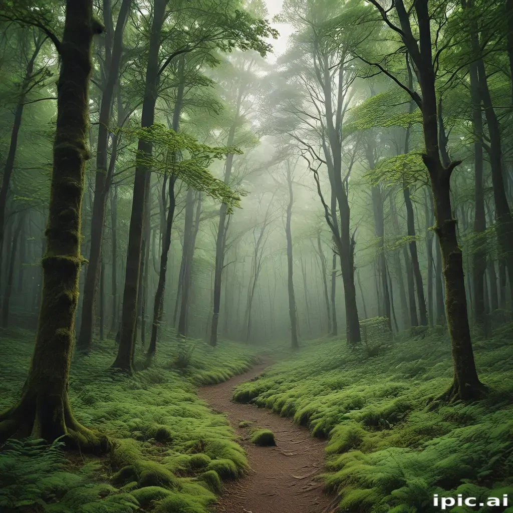 green forest aesthetic