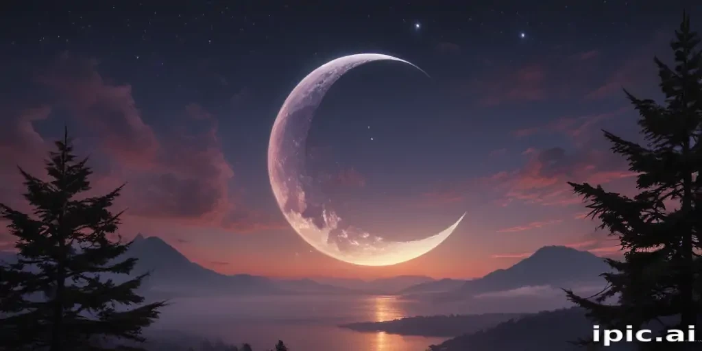 aesthetic crescent moon