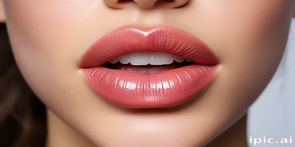 transparent lips