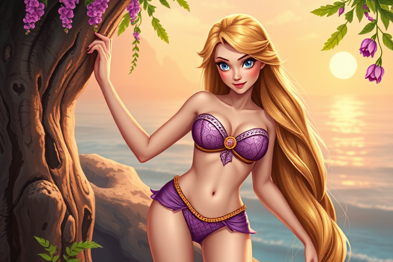 rapunzel bikini