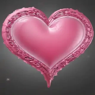 pink heart clipart
