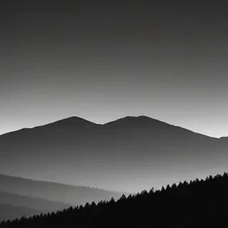 mountain silhouette