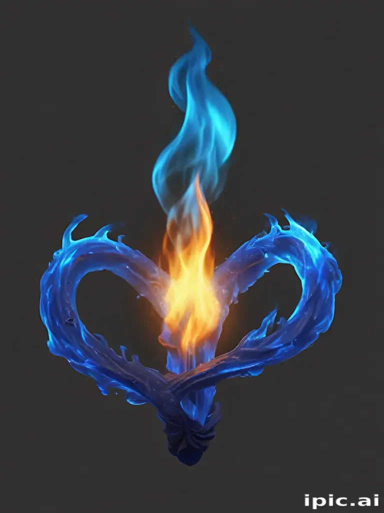 blue flame png