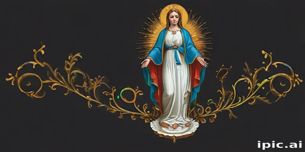 virgin mary clip art