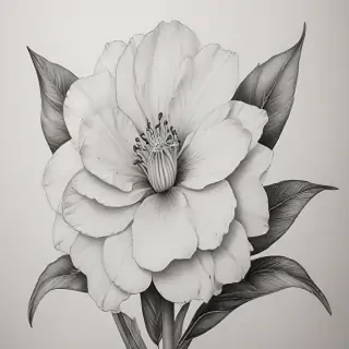 flower drawings pencil