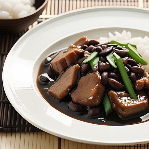 pork with black bean sauce