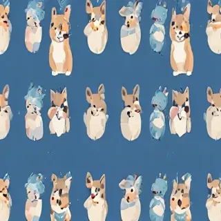 cute blue background